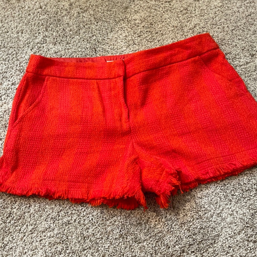 Trina Turk fringe shorts